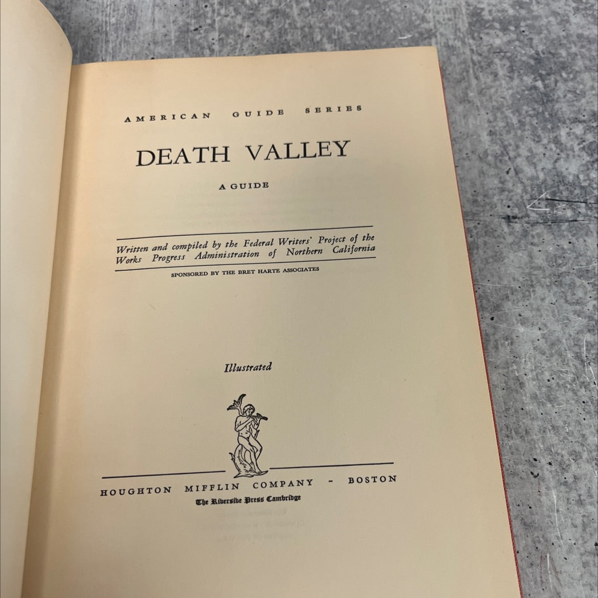 death valley a guide book, by federal writers' project, 1939 Hardcover image 2