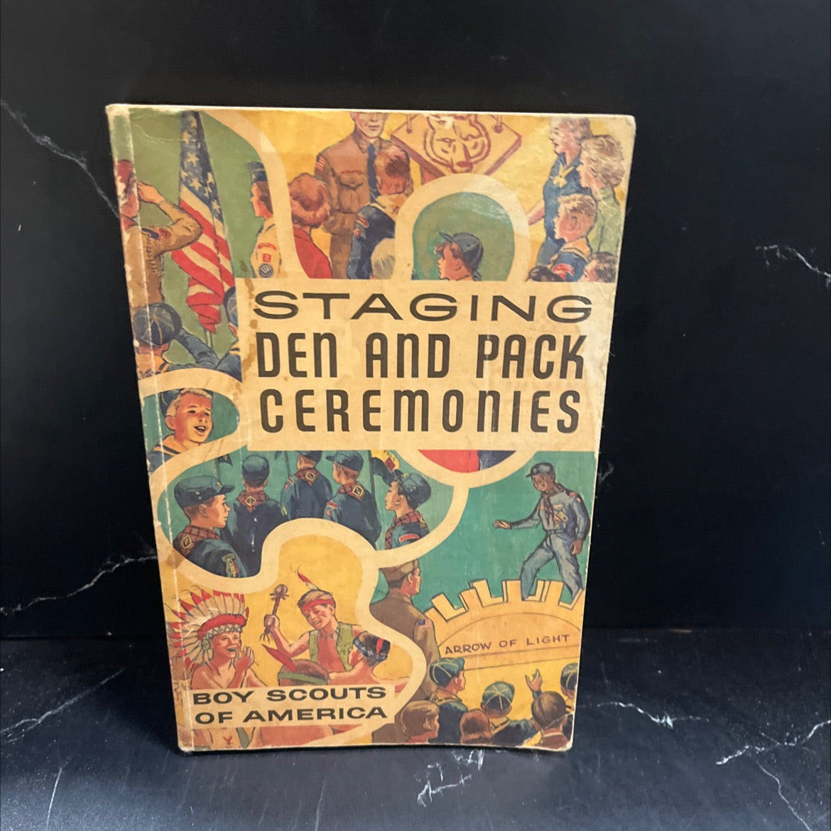 den and pack ceremonies boy scouts book, by unknown, 1984 Hardcover image 1