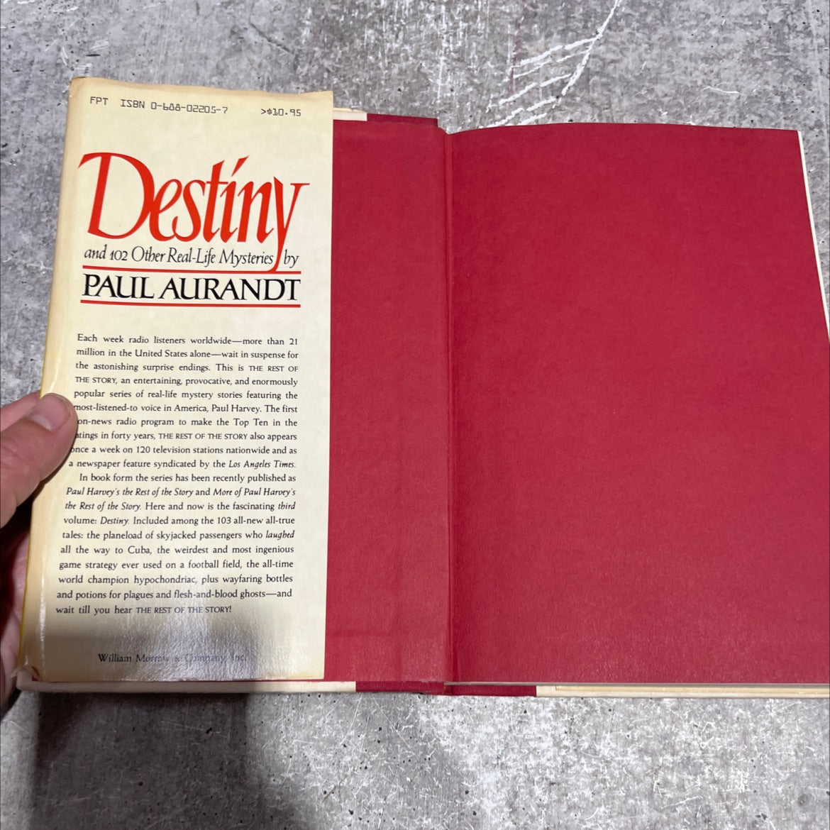 destiny book, by Paul Aurandt, 1983 Hardcover image 4