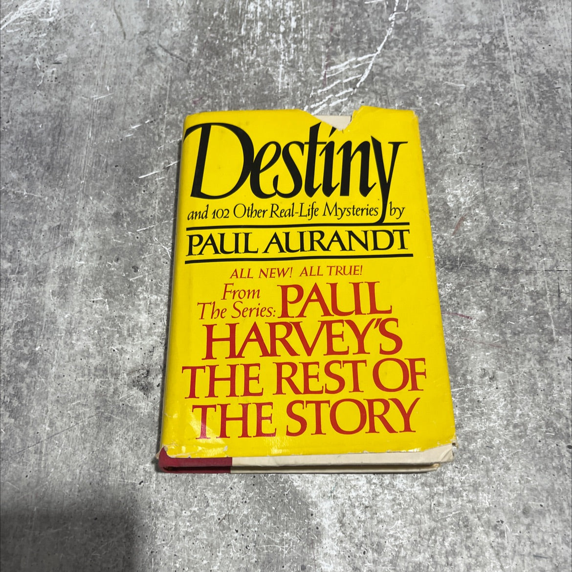 destiny book, by Paul Aurandt, 1983 Hardcover image 1