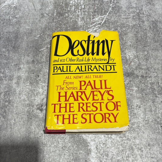 destiny book, by Paul Aurandt, 1983 Hardcover image 1