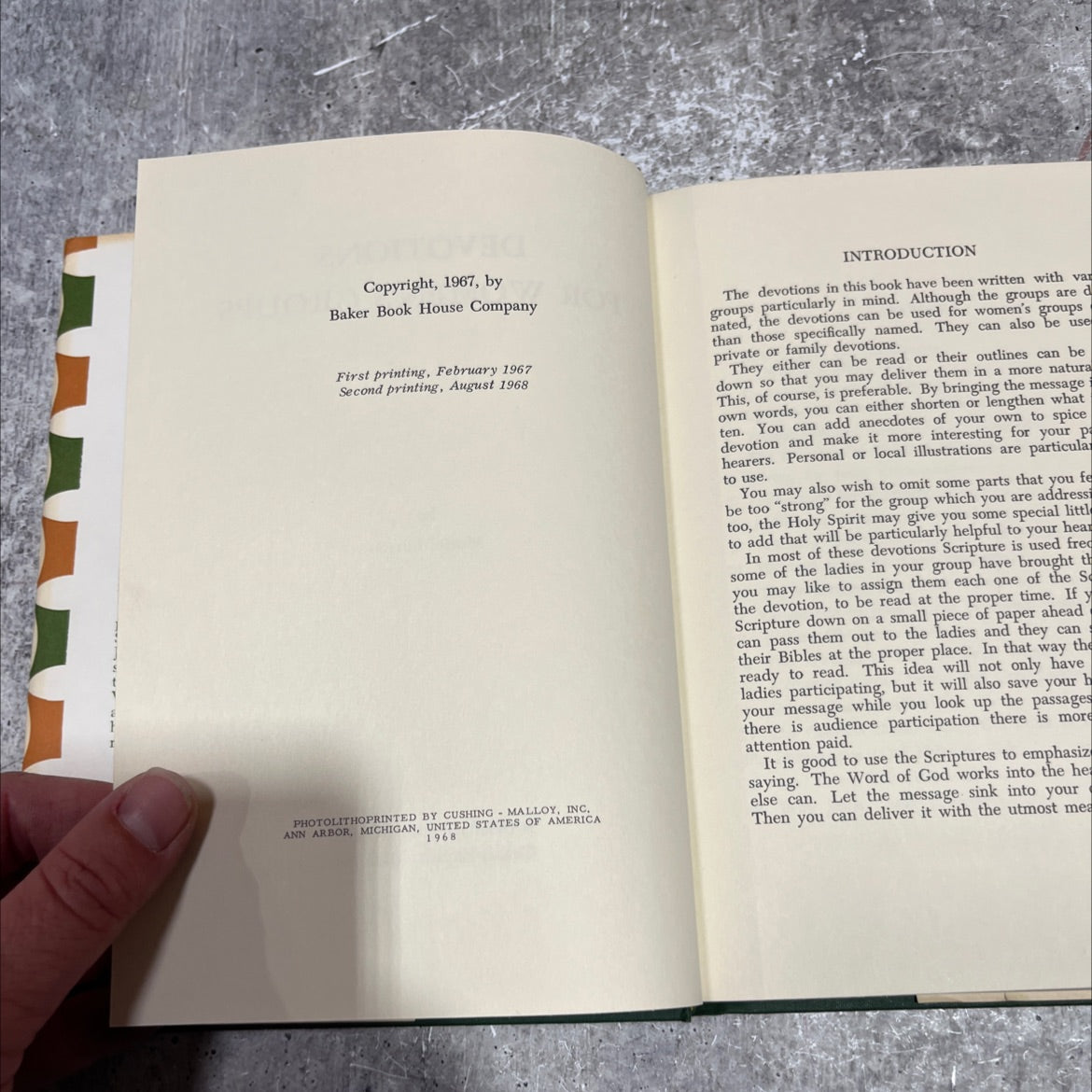 devotions for women's groups book, by muriel larson, 1987 Hardcover image 3