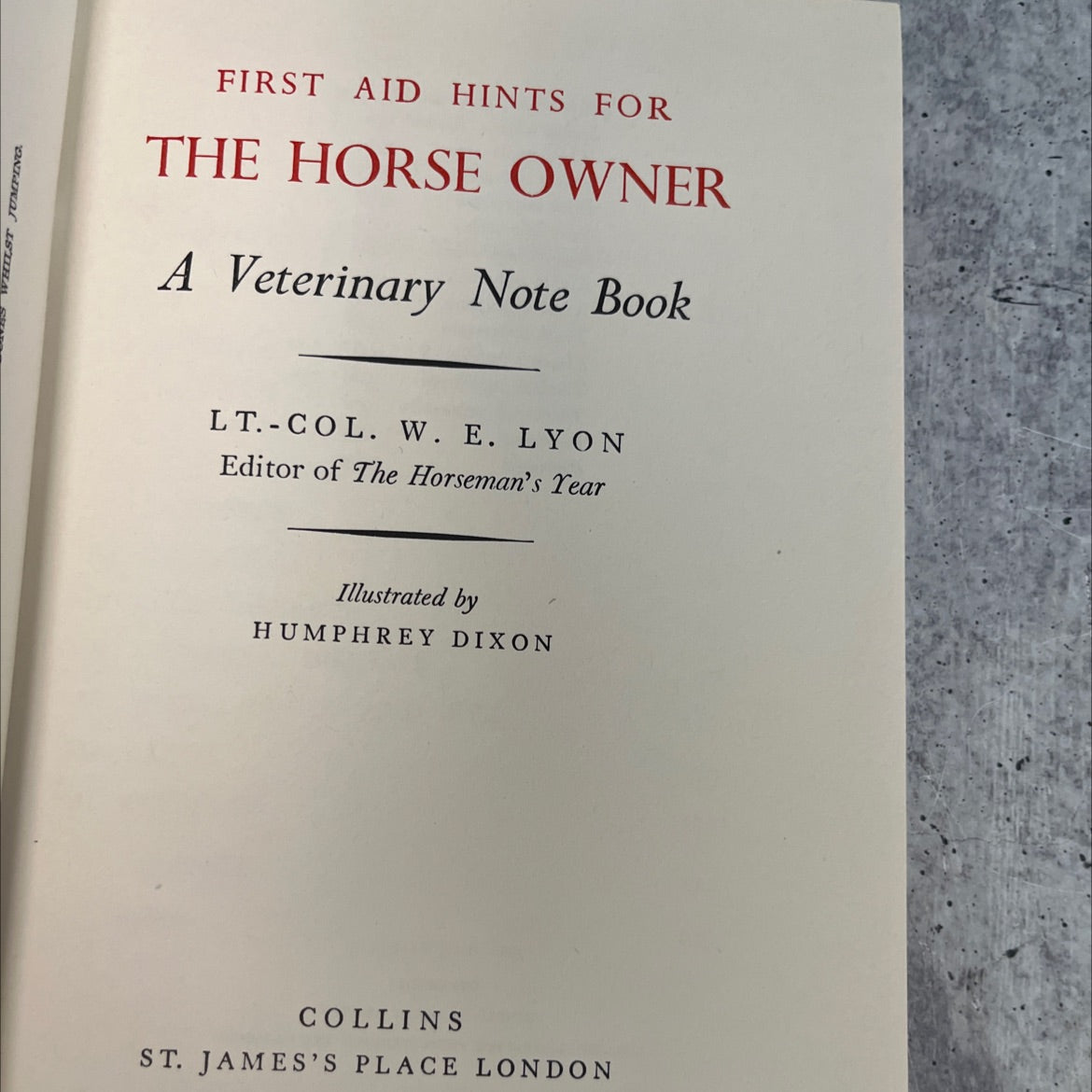 diagram of a man and horse illustrating the position of the bones whilst jumping book, by lt. col. w. e. lyon, 1971 image 2