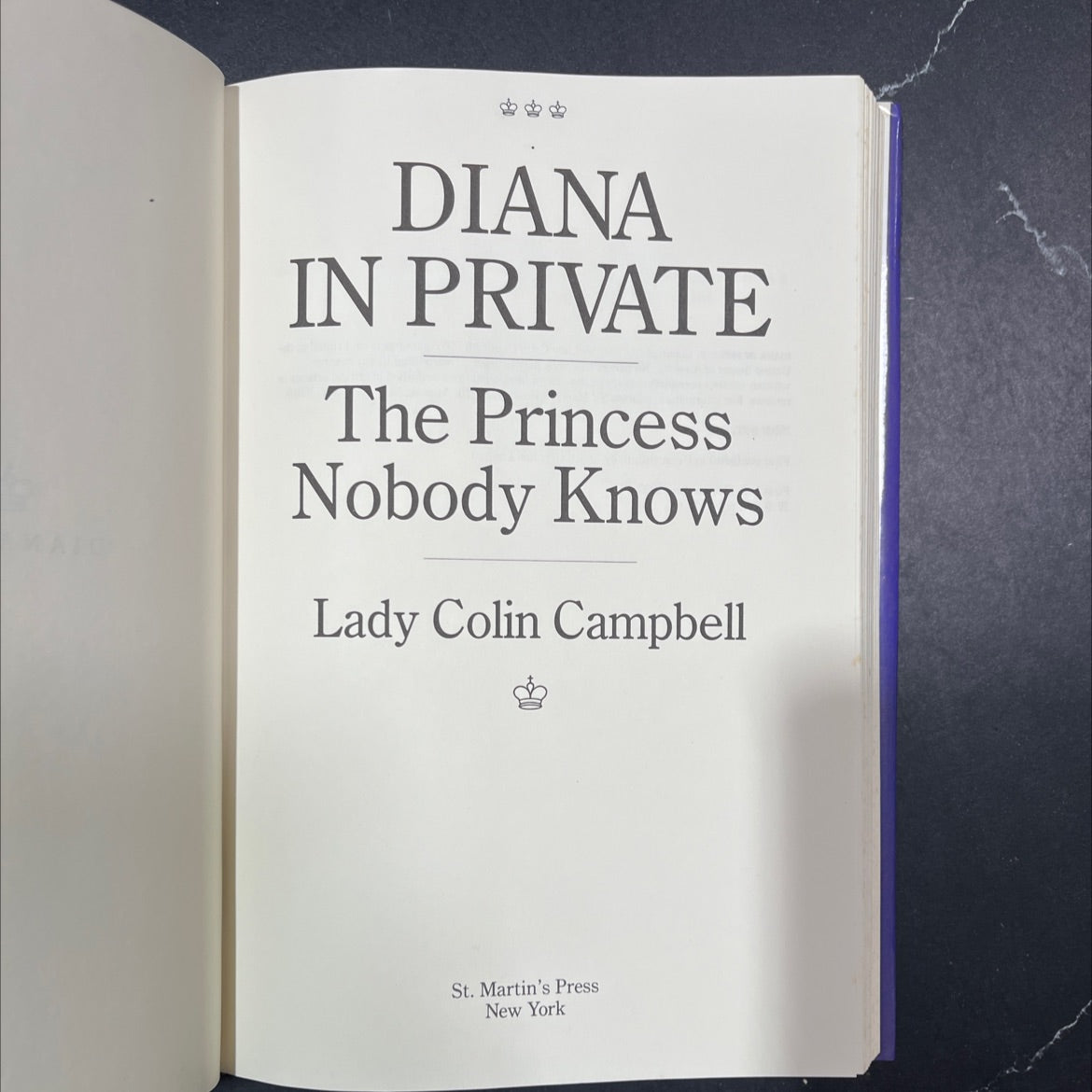 diana in private the princess nobody knows book, by Lady Colin