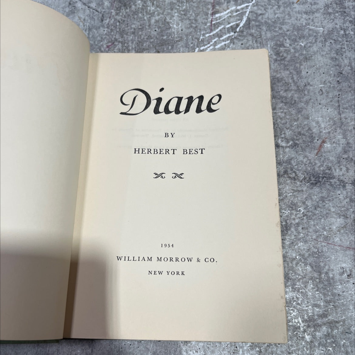 diane book, by herbert best, 1954 Hardcover image 2