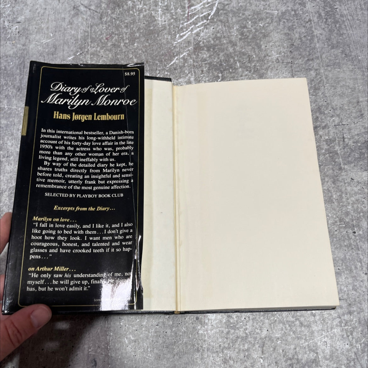 diary of a lover of manlyn monive book, by hans jørgen lembourn, 1979 Hardcover image 4