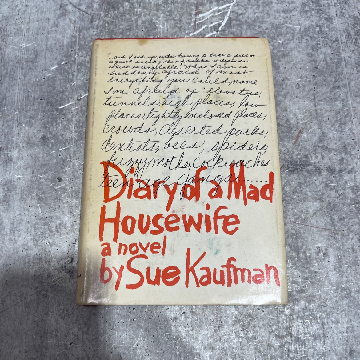 diary of a mad housewife book, by sue kaufman, 1967 Hardcover image 1
