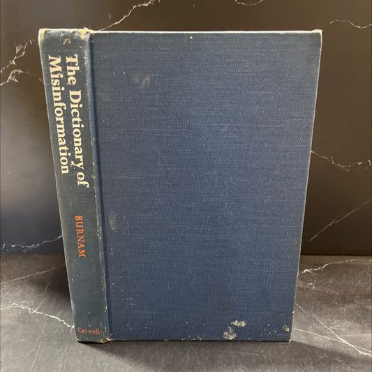 dictionary of misinformation book, by Tom Burnam, 1975 Hardcover image 1