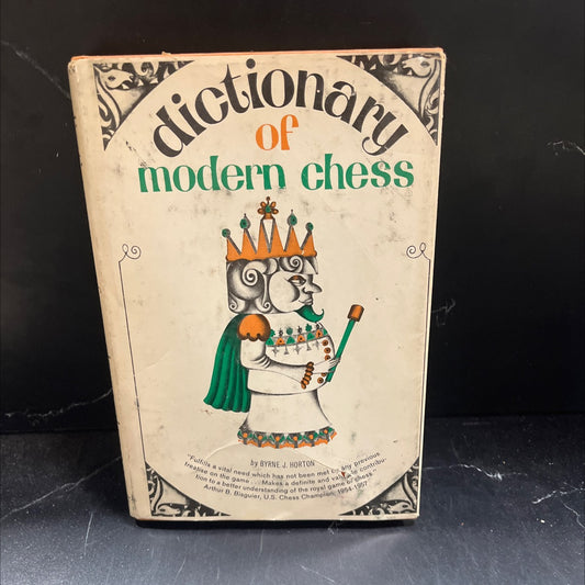 dictionary of modern chess book, by byrne j. horton, 1959 Hardcover image 1