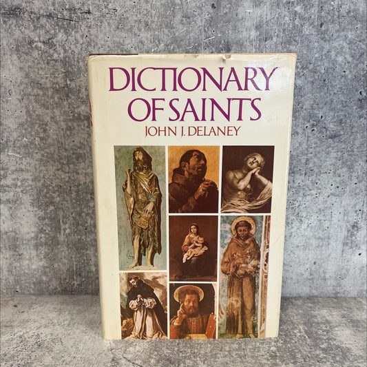 dictionary of saints book, by john j. delaney, 1980 Hardcover image 1