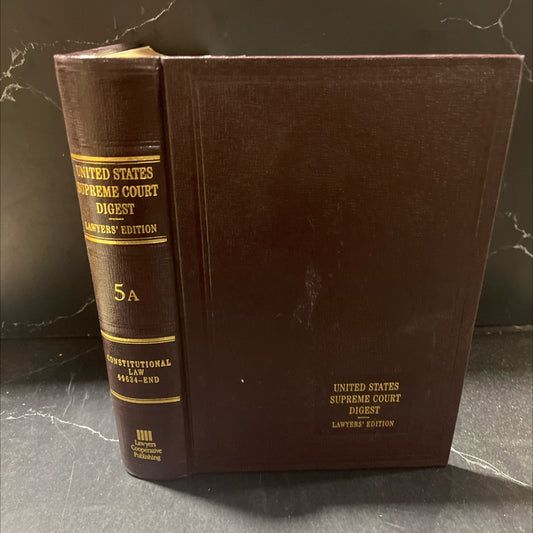 digest of united states supreme court reports lawyers' edition book, by not stated, 1993 Hardcover image 1