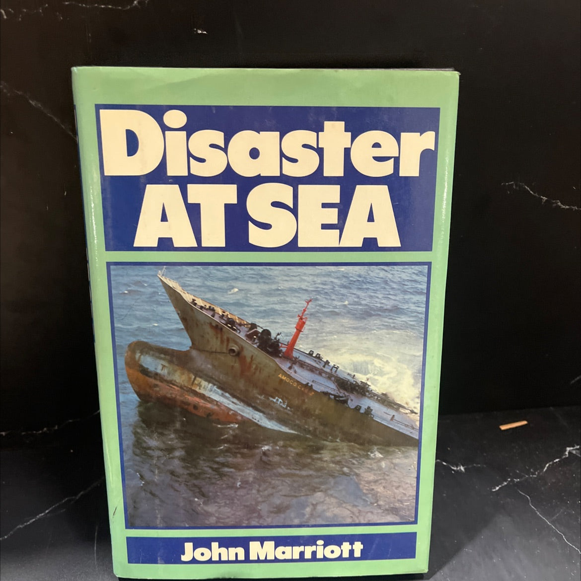 disaster at sea book, by John Marriott, 1987 Hardcover image 1