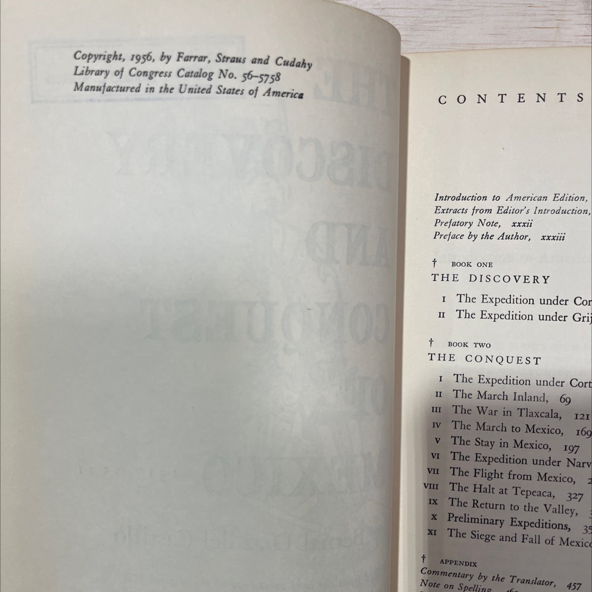 discovery and conquest of mexico 1517-1521 book, by bernal díaz del castillo, 1956 Hardcover, Vintage image 3
