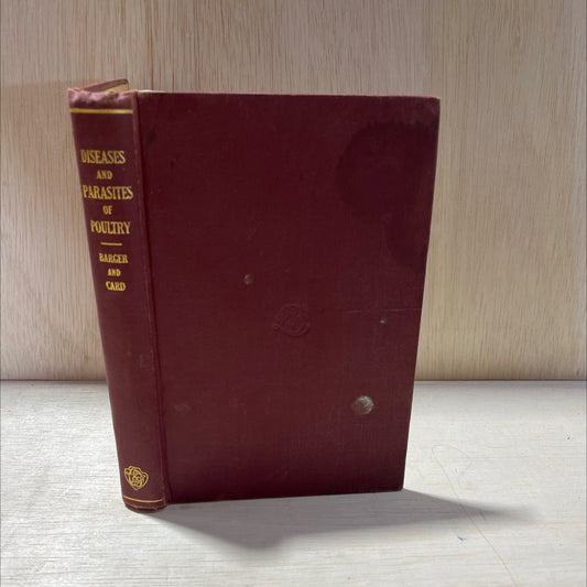 diseases and parasites of poultry book, by edgar hugh barger, d.v.m. and leslie ellsworth card, ph.d., 1943 Hardcover, image 1