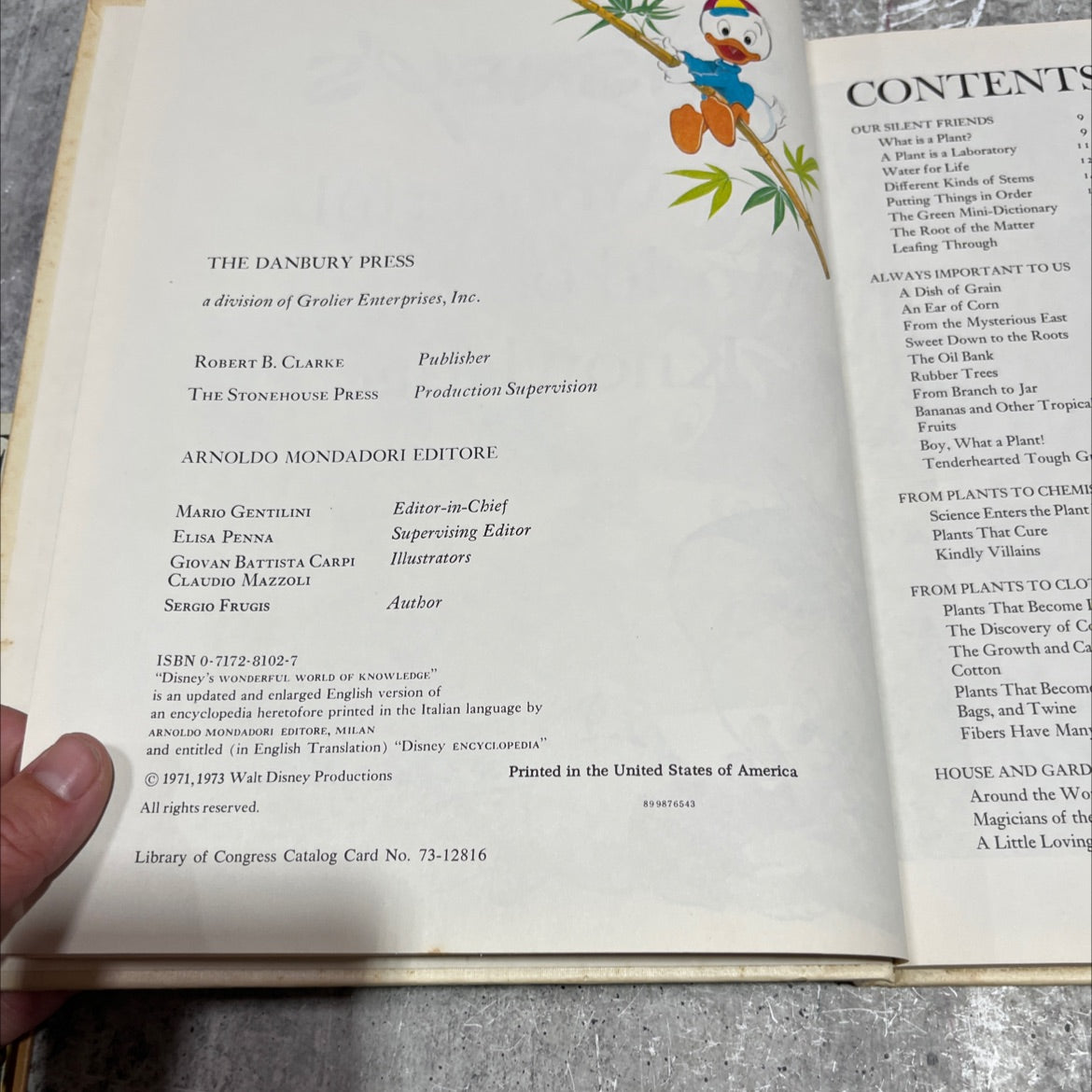 disney's wonderful world of knowledge book, by robert b. clarke, 1973 Hardcover image 3