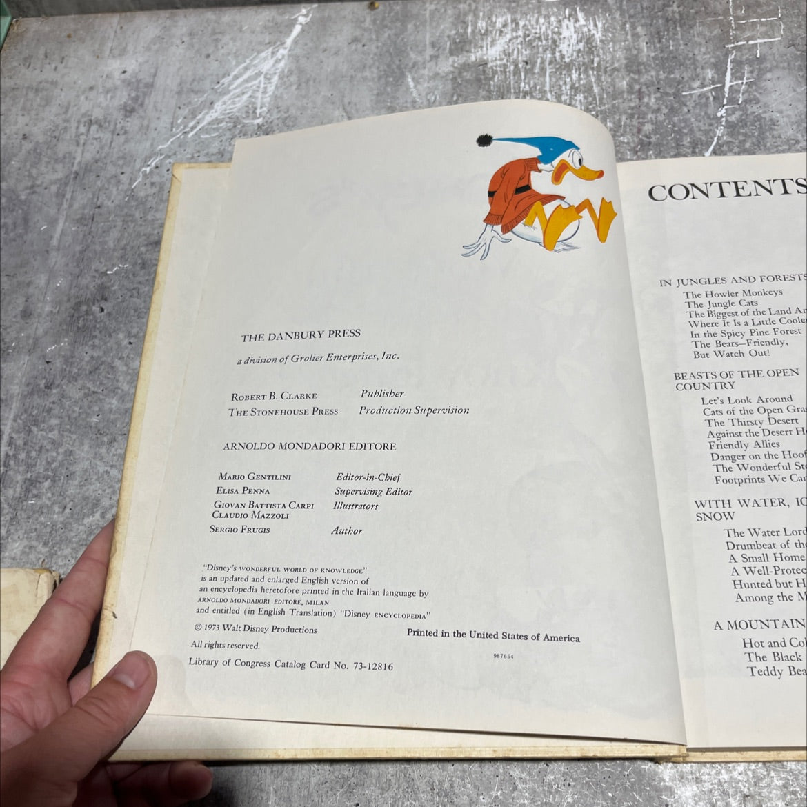 disney's wonderful world of knowledge book, by unknown, 1973 Hardcover image 3