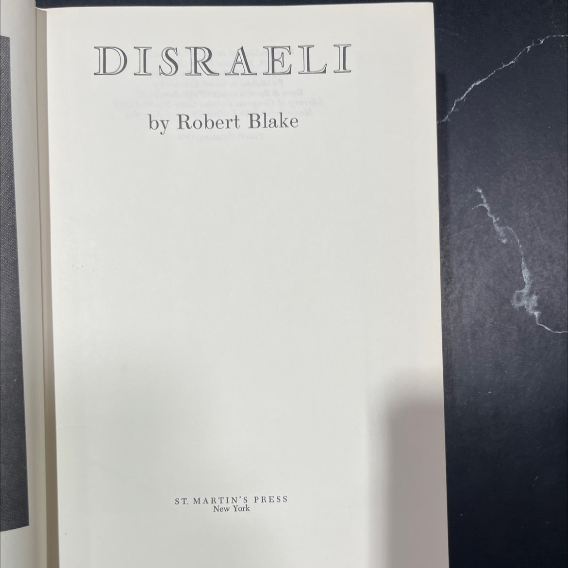 disraeli book, by robert blake, 1967 Hardcover image 2