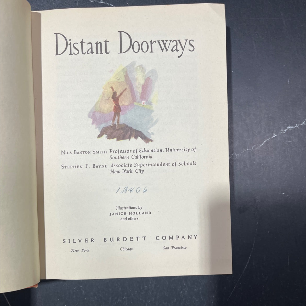 distant doorways book, by nila banton smith, stephen f. bayne, 1947 Hardcover image 2