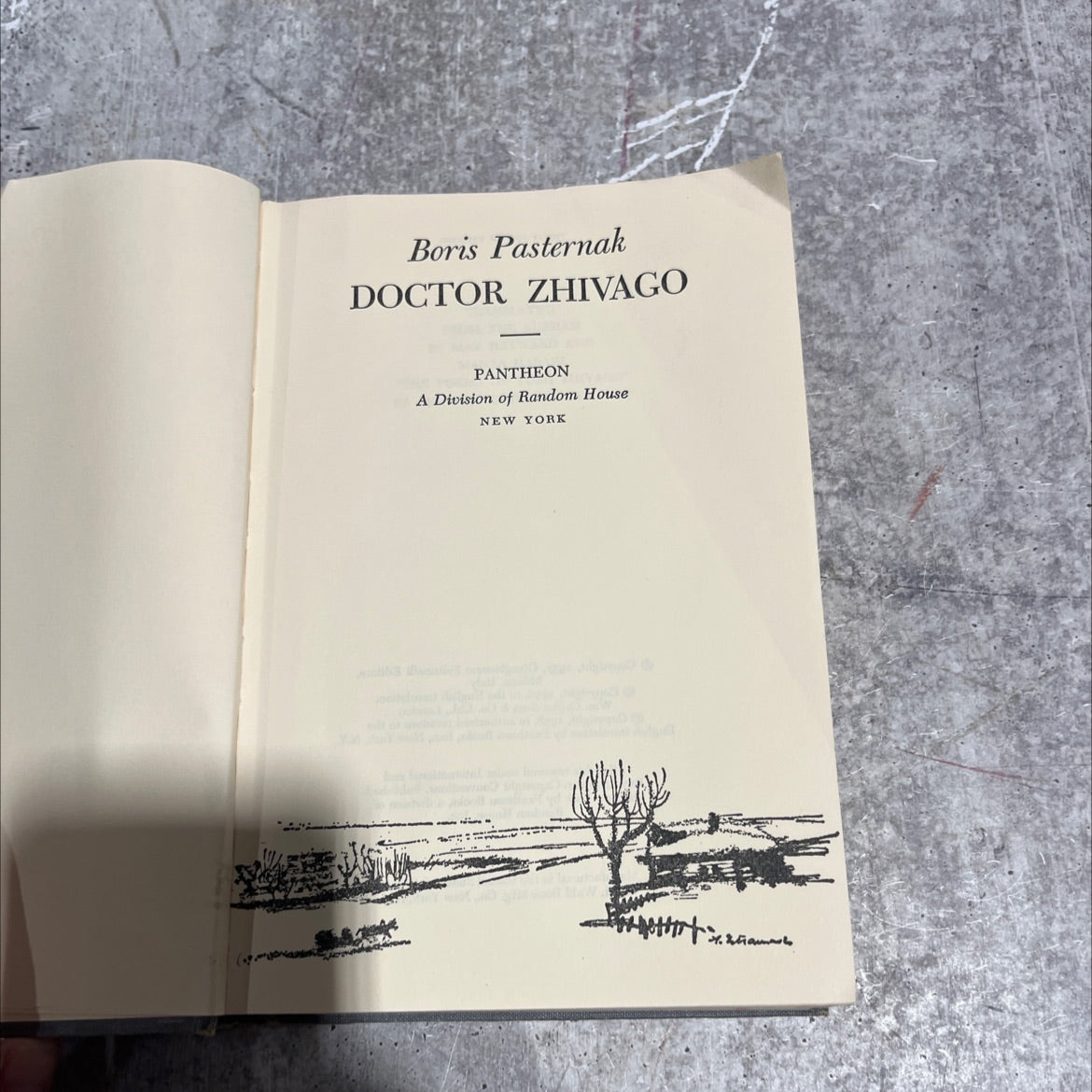 doctor zhivago book, by boris pasternak, 1958 Hardcover image 2