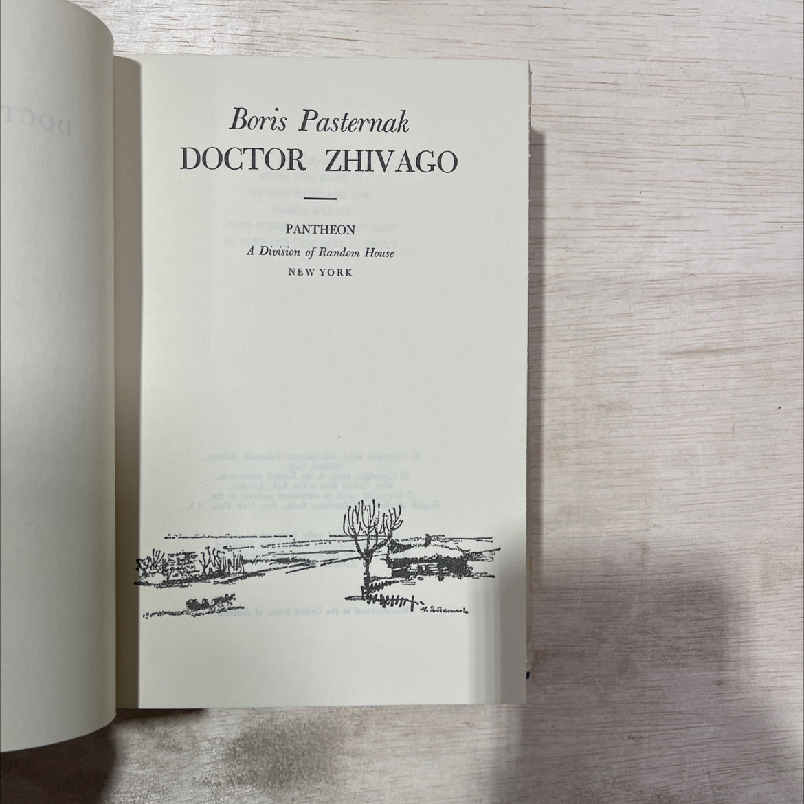 doctor zhivago book, by boris pasternak, 1958 Hardcover, Vintage image 2