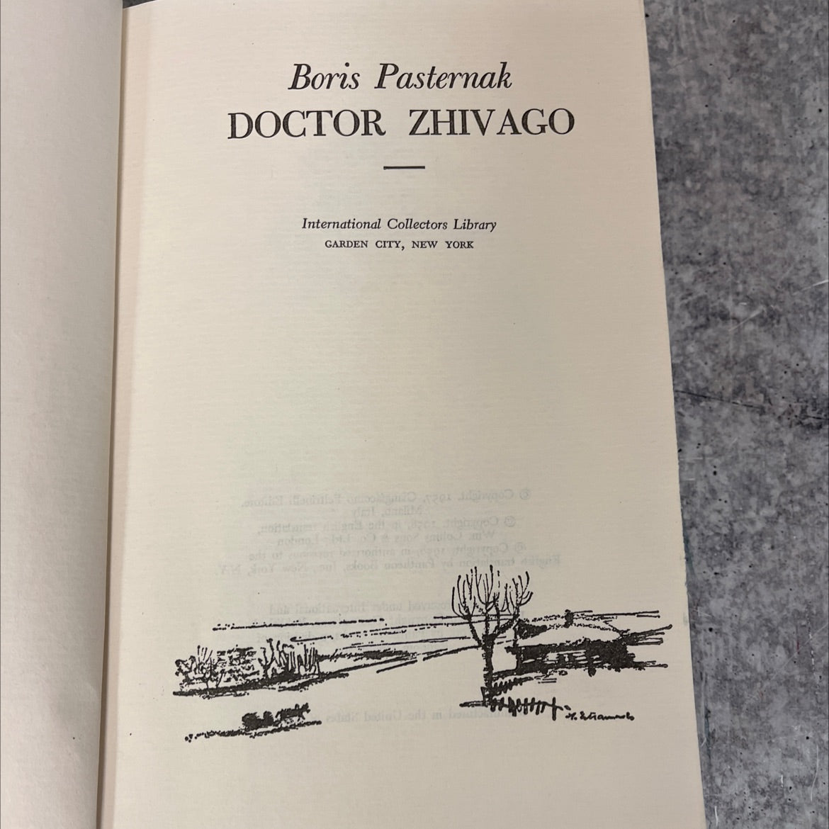 doctor zhivago book, by boris pasternak, 1958 Hardcover, Vintage image 2