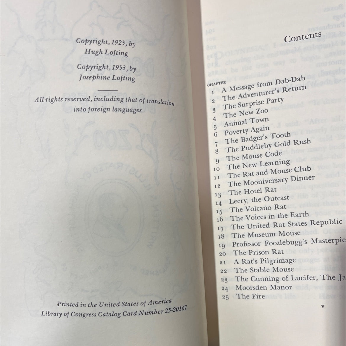 doctors dolittle's zoo book, by Hugh Lofting, 1953 Hardcover image 3