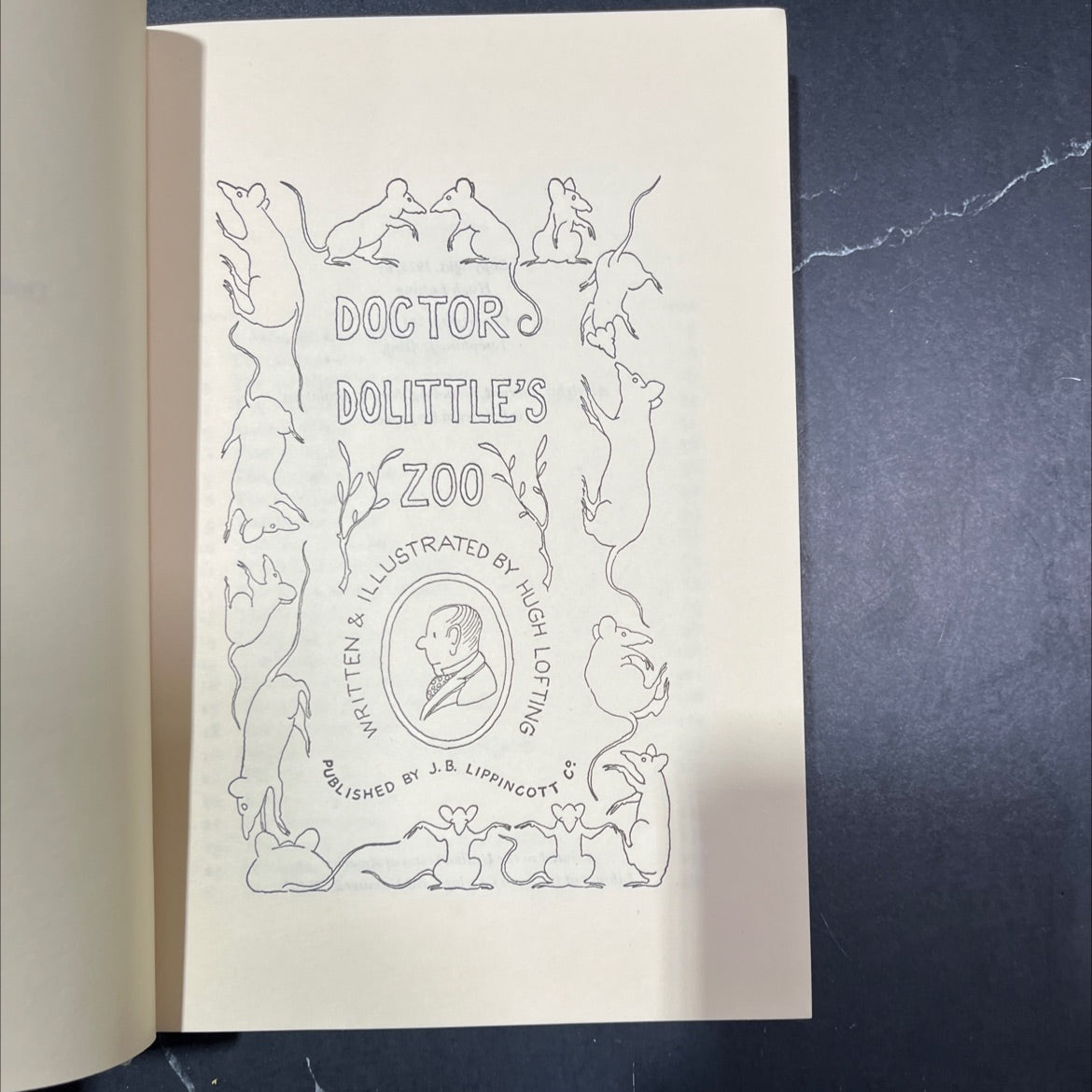 doctors dolittle's zoo book, by Hugh Lofting, 1953 Hardcover image 2