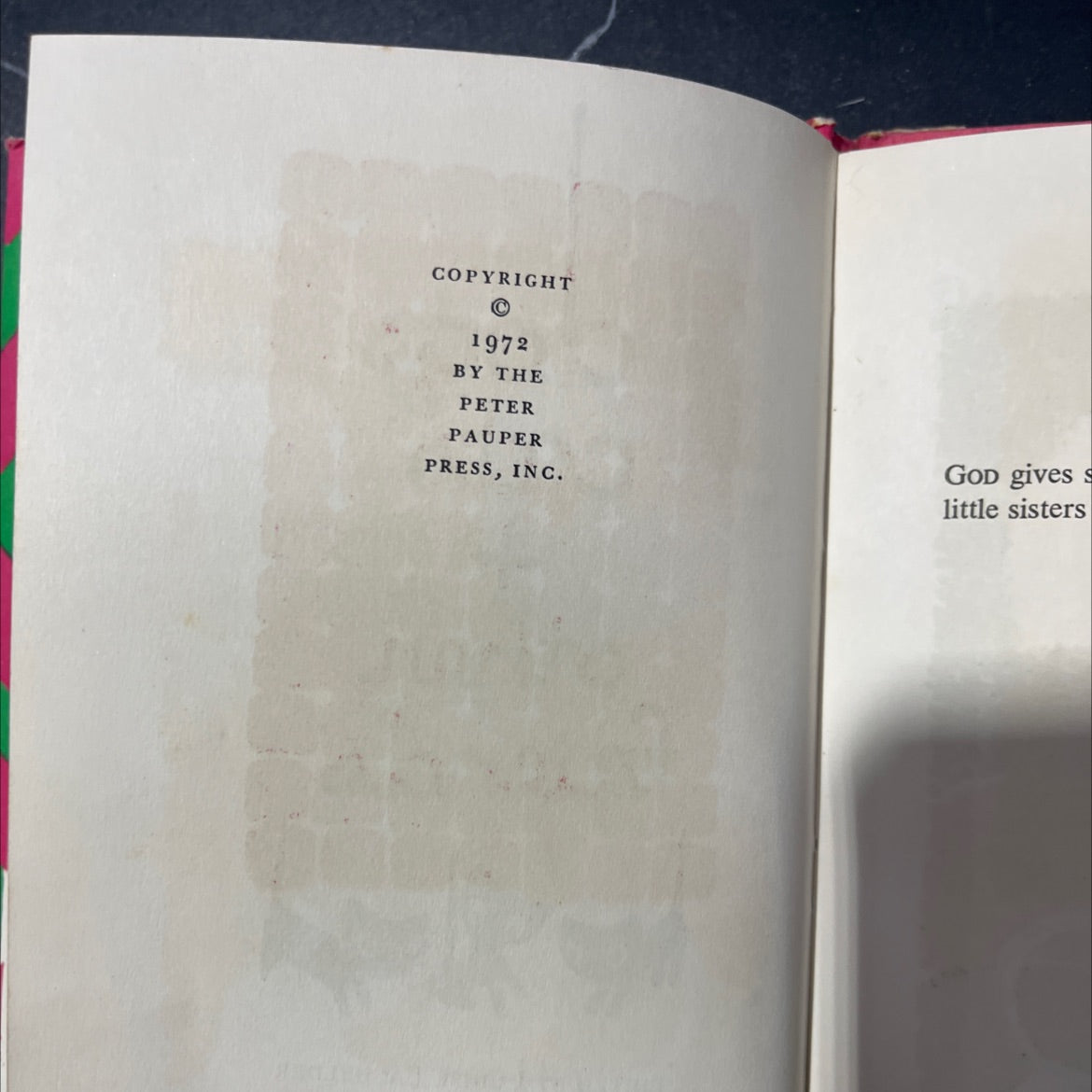 dogst catst ther riends book, by louise bachelder, 1972 Hardcover image 3