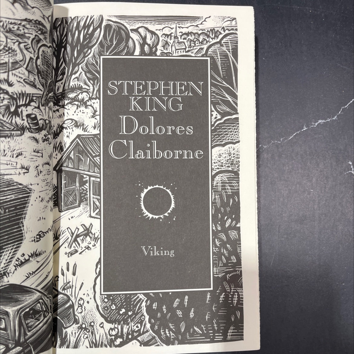 dolores claiborne book, by Stephen King, 1993 Hardcover image 2