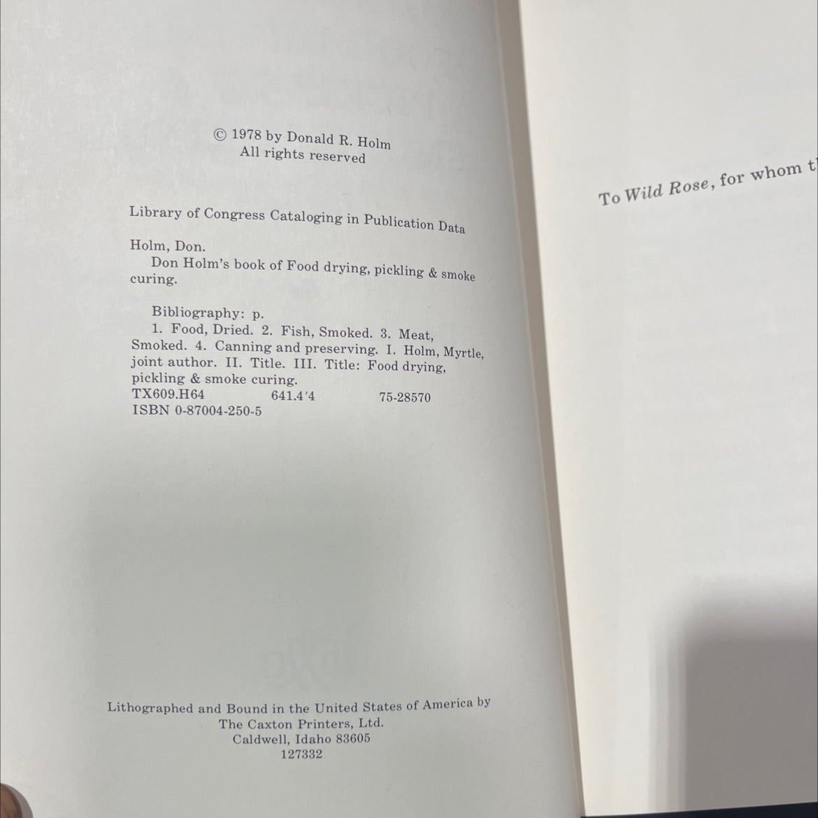 don holm's book of food drying, pickling & smoke curing book, by Don Holm, Myrtle Holm, 1978 Paperback image 3