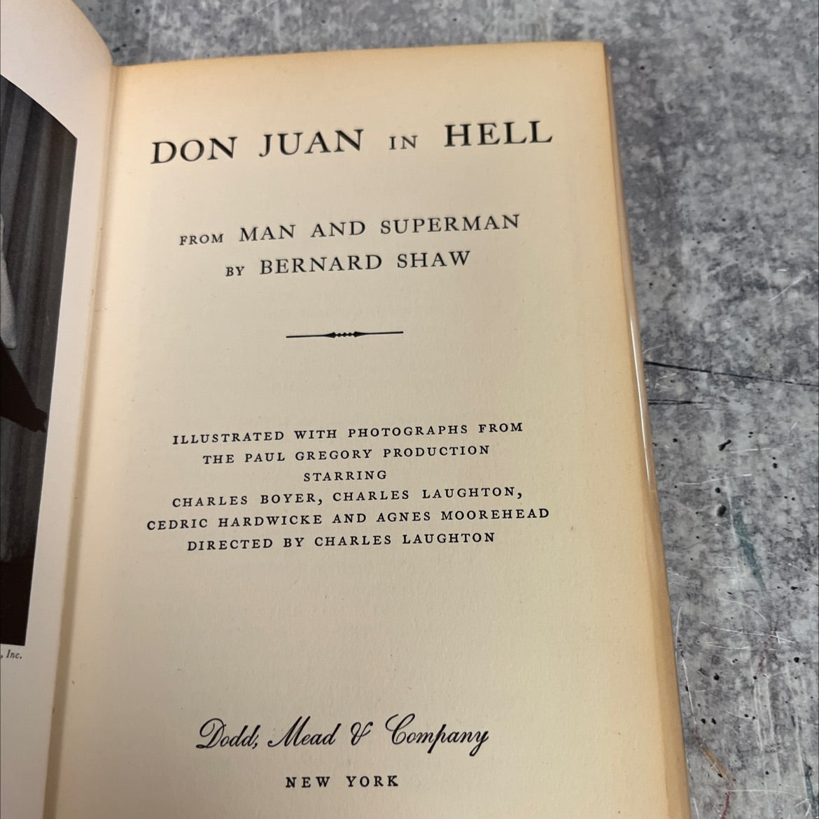 don juan in hell from man and superman book, by george bernard shaw, 1951 Hardcover image 2