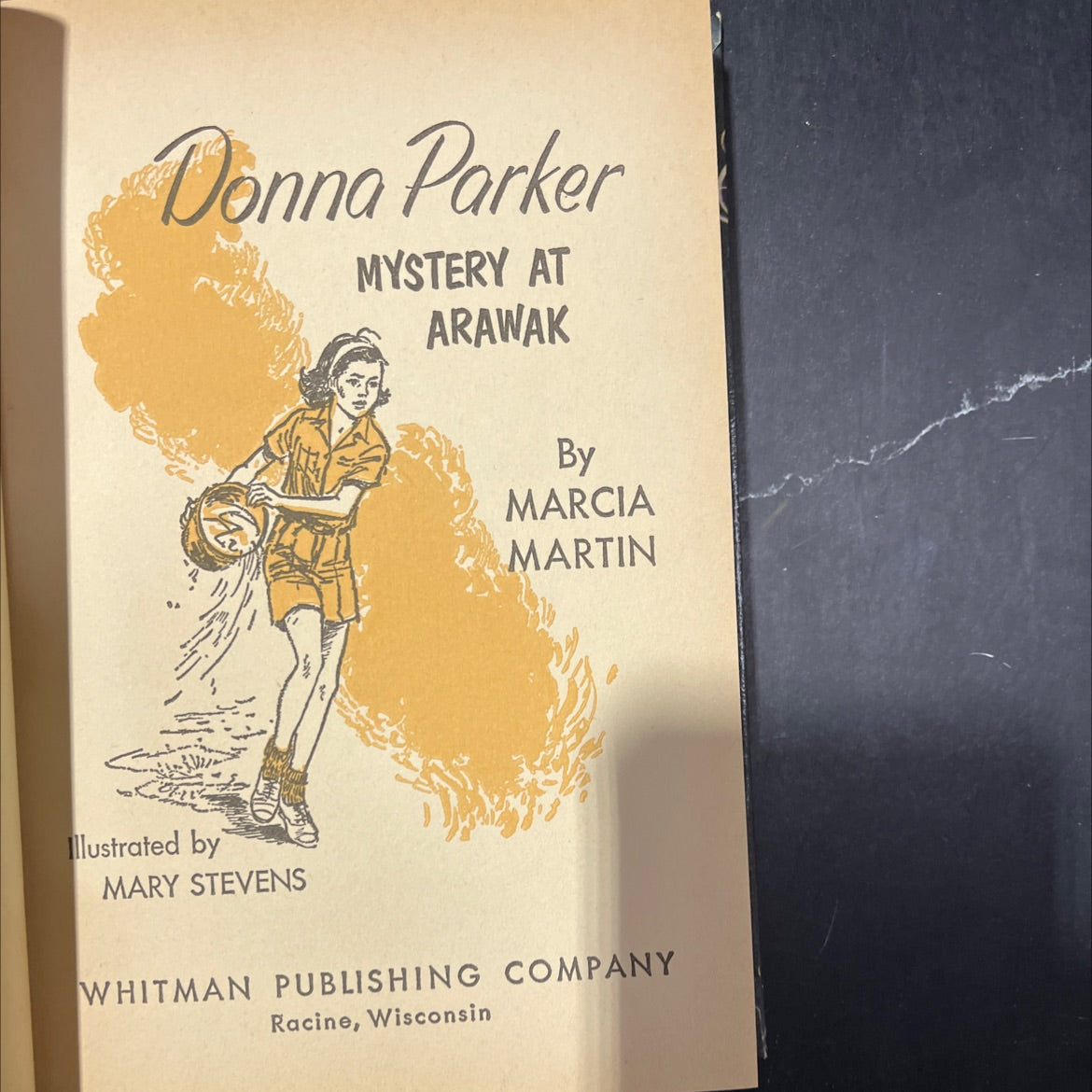 donna parker mystery at arawak book, by marcia martin, 1962 Hardcover image 2