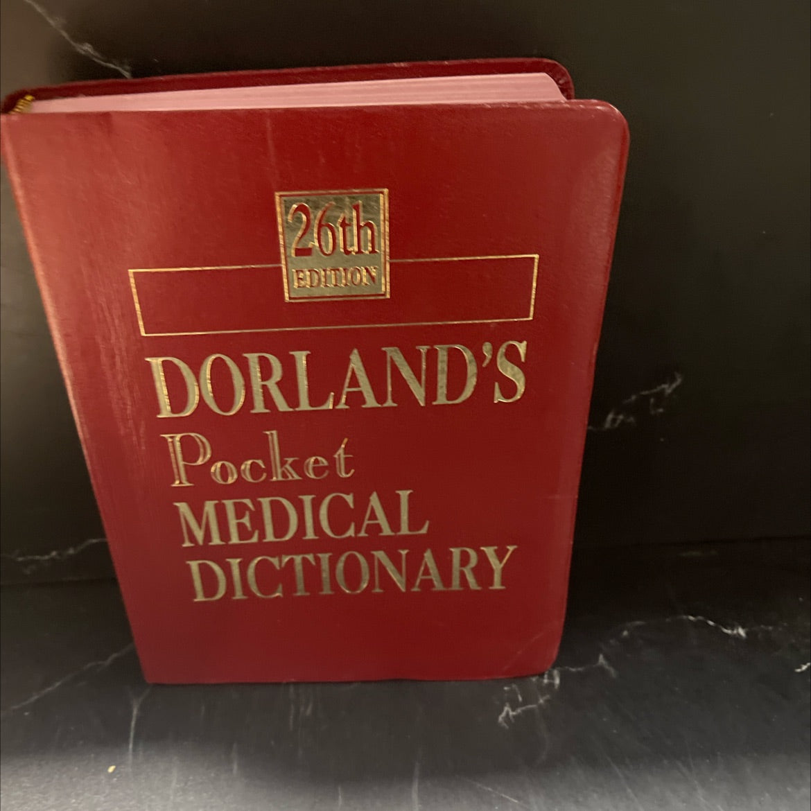 dorland's pocket medical dictionary book, by unknown, 2001 Leather image 1