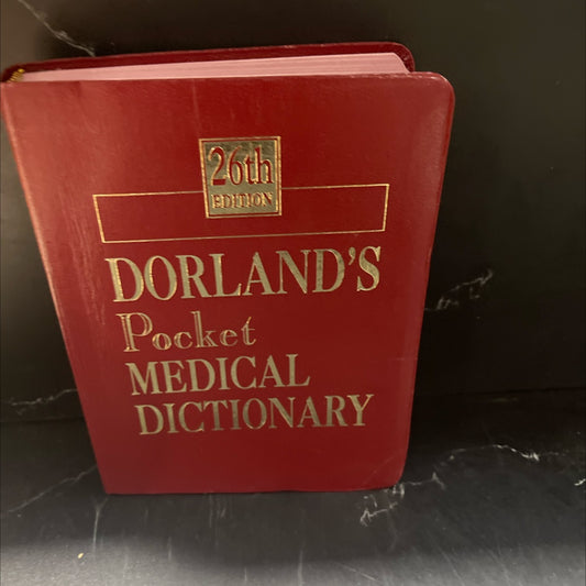 dorland's pocket medical dictionary book, by unknown, 2001 Leather image 1