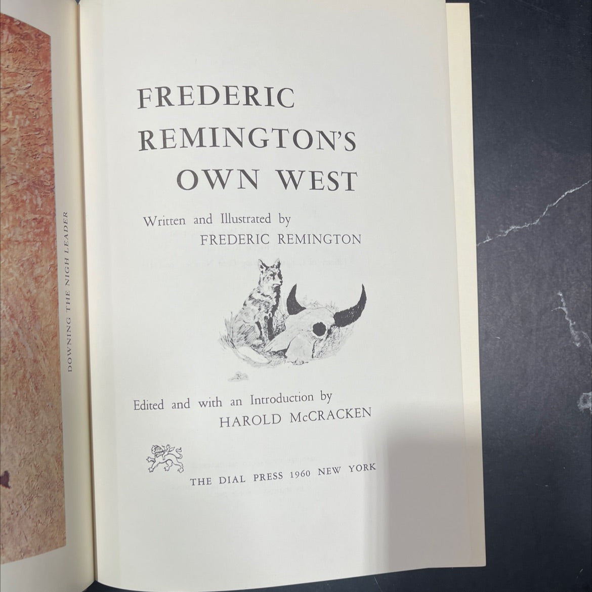 downing the nigh leader frederic remington's own west book, by frederic remington, 1960 Hardcover image 2