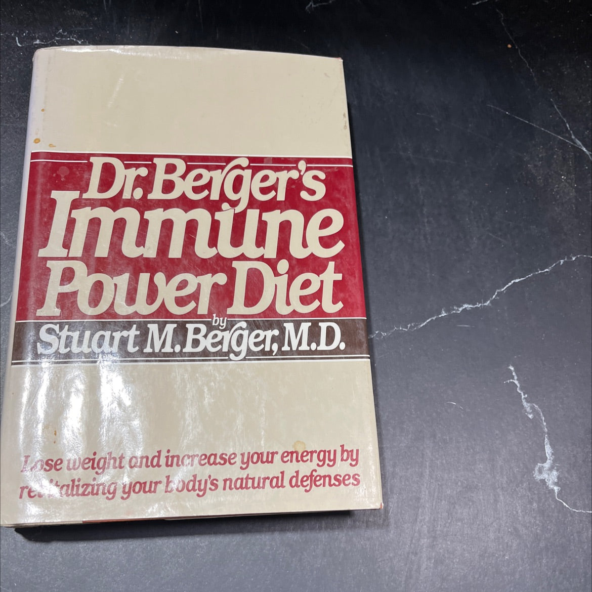 dr. berger's immune power diet book, by stuart m. berger, m.d., 1985 Hardcover image 1