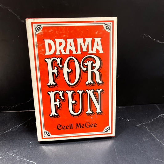 drama for fun book, by cecil mcgee, 1969 Hardcover, Vintage image 1