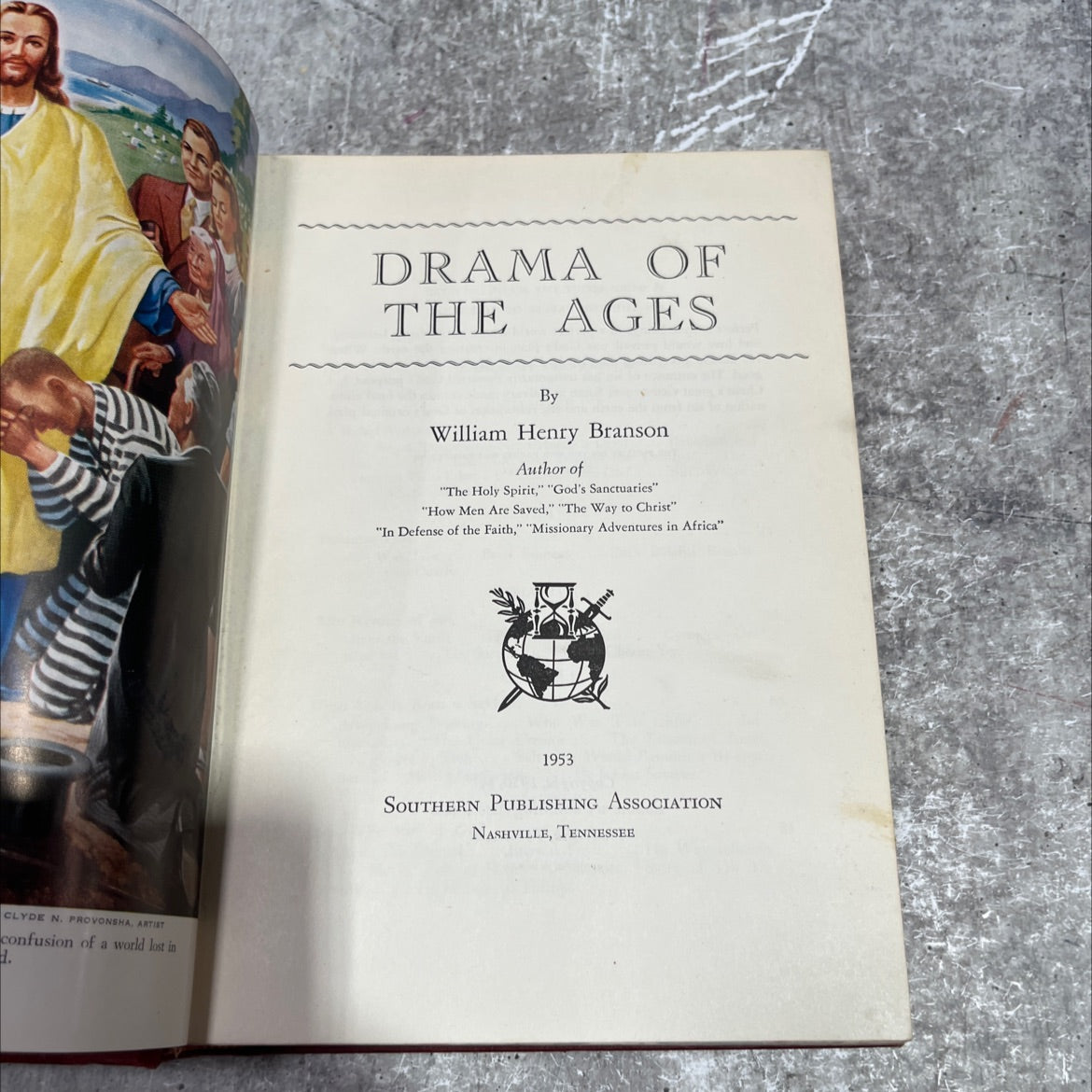 drama of the ages book, by william henry branson, 1953 Hardcover image 2