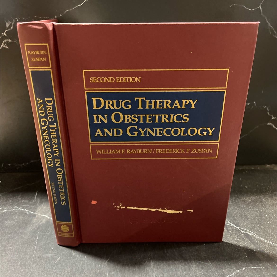 drug therapy in obstetrics and gynecology book, by William F. Rayburn, Frederick P. Zuspan, 1986 Hardcover image 1