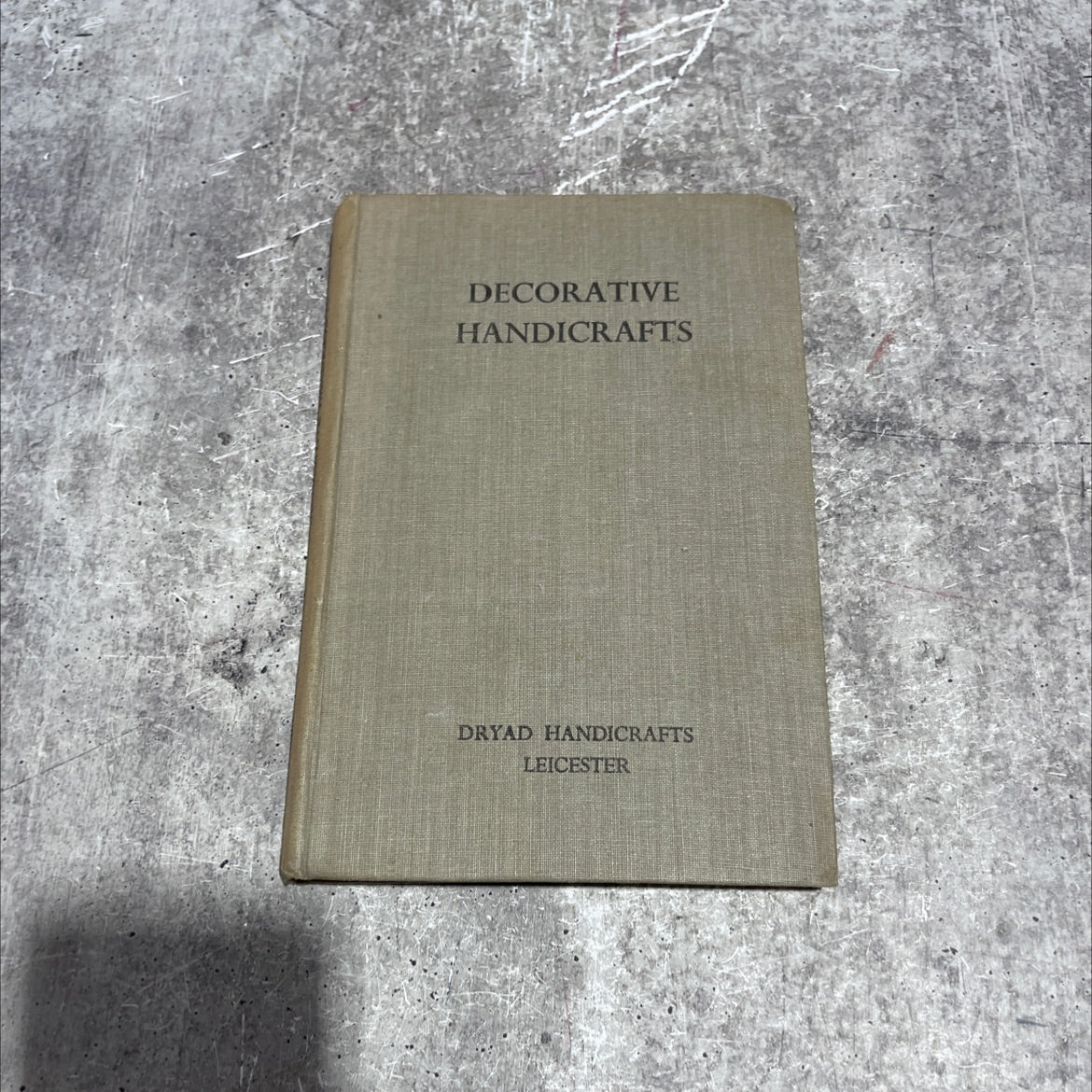 dryad leaflet no. 22 stencilling on paper and fabric book, by unknown, 1970 Hardcover image 1