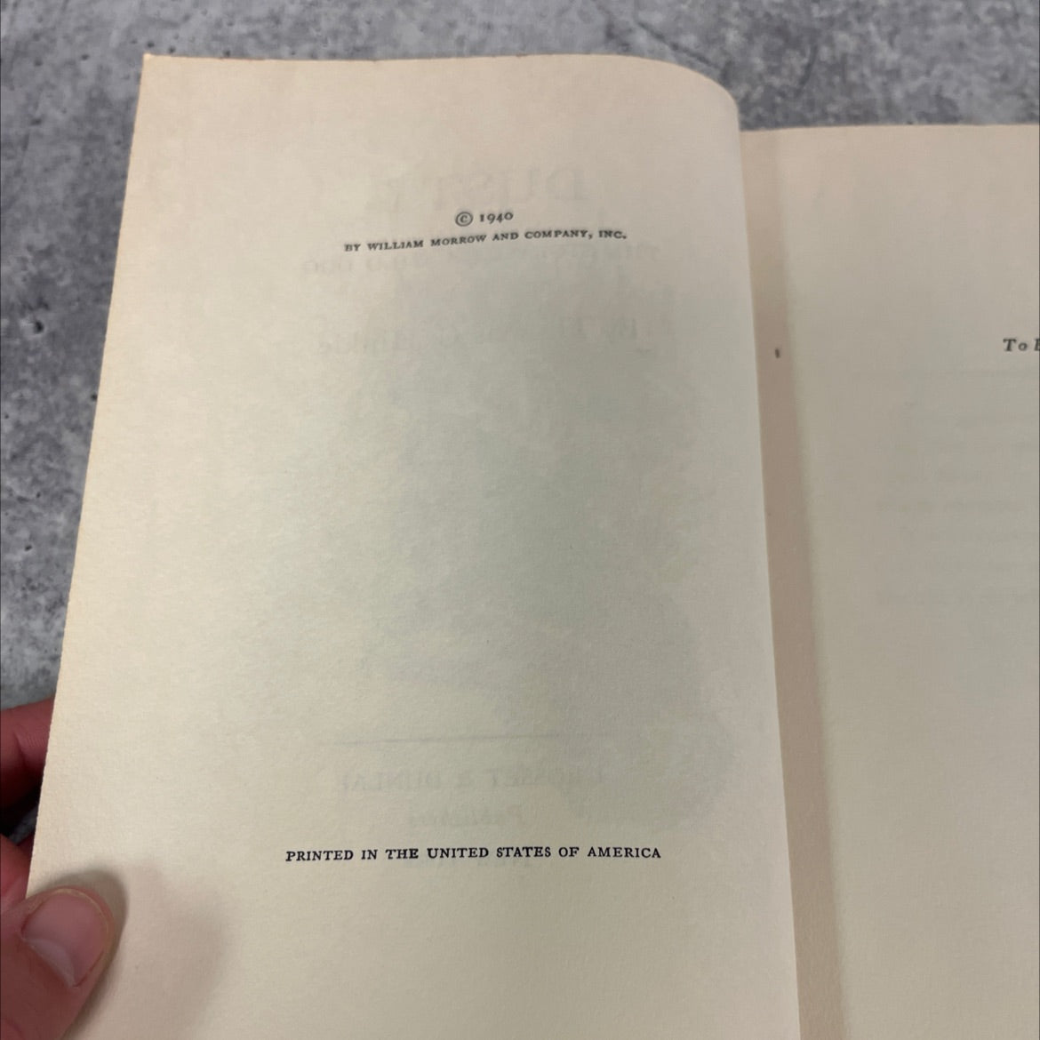 dusty the story of a wild dog book, by thomas c. hinkle, 1940 Hardcover image 3