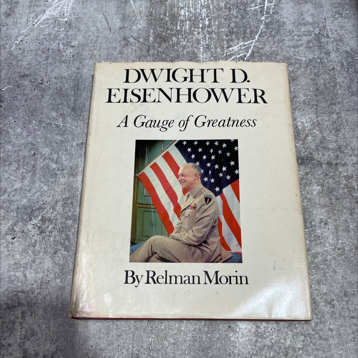 dwight d. eisenhower a gauge of greatness book, by relman morin, 1969 Hardcover image 1