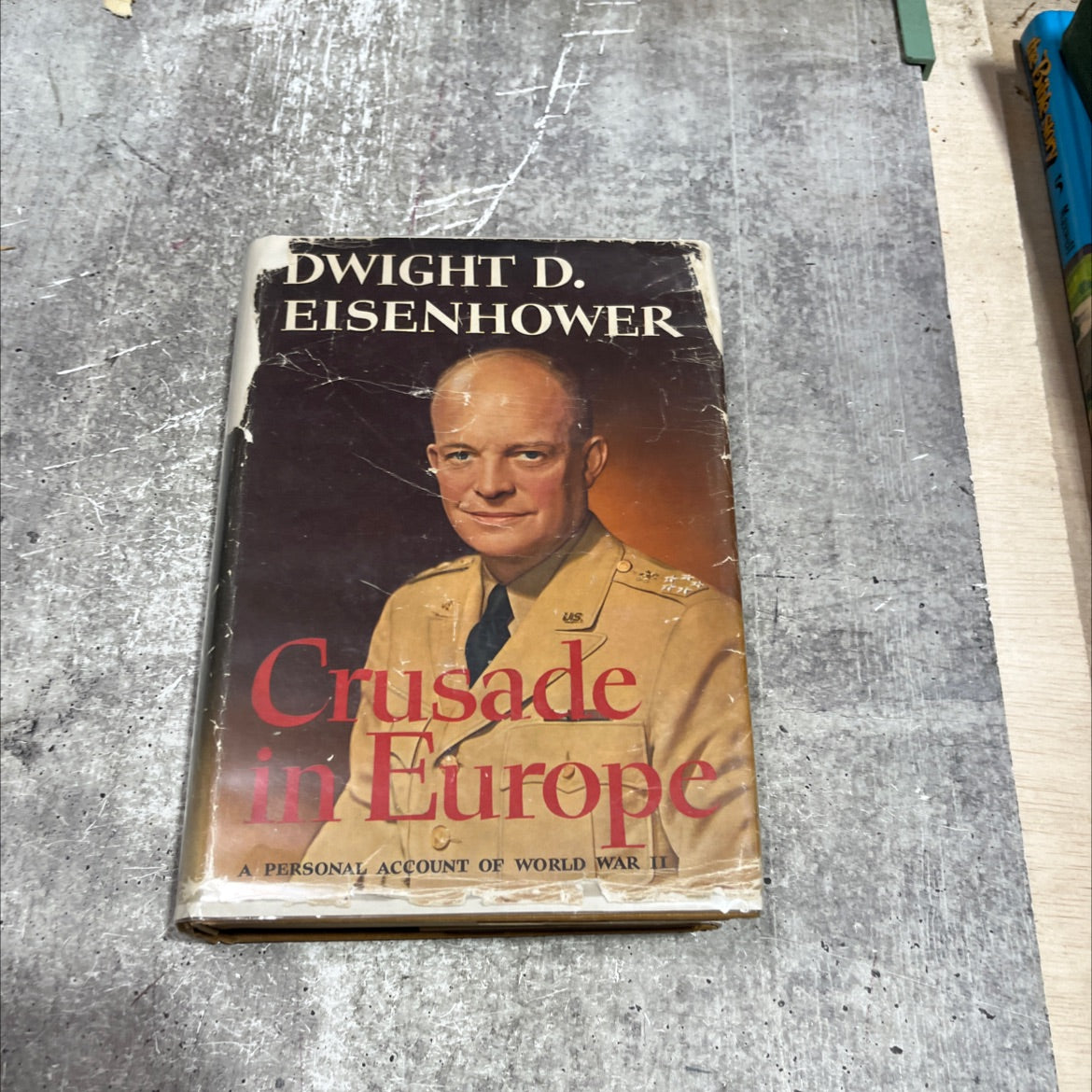 dwight d. eisenhower crusade in europe book, by dwight d. eisenhower, 1948 Hardcover image 1