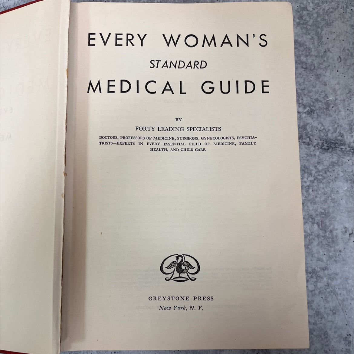 ea every woman's standard medical guide book, by unknown, 1948 Hardcover, Vintage image 2