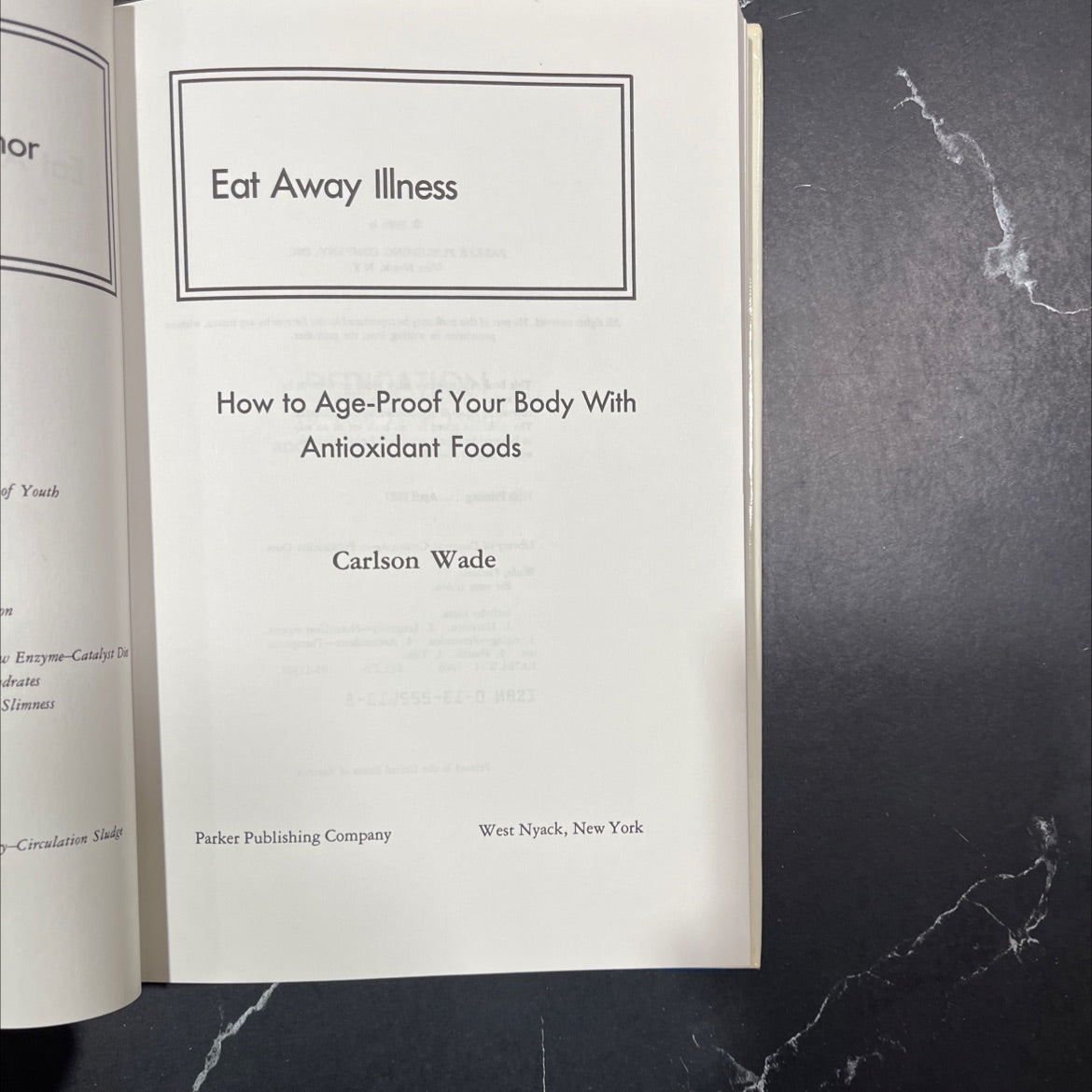 eat away illness book, by carlson wade, 1986 Hardcover image 2