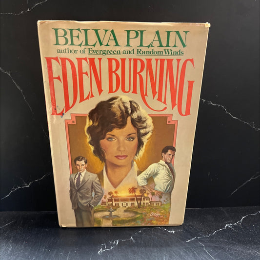 eden burning book, by belva plain, 1982 Hardcover image 1