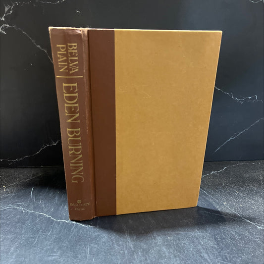 eden burning book, by belva plain, 1982 Hardcover image 1