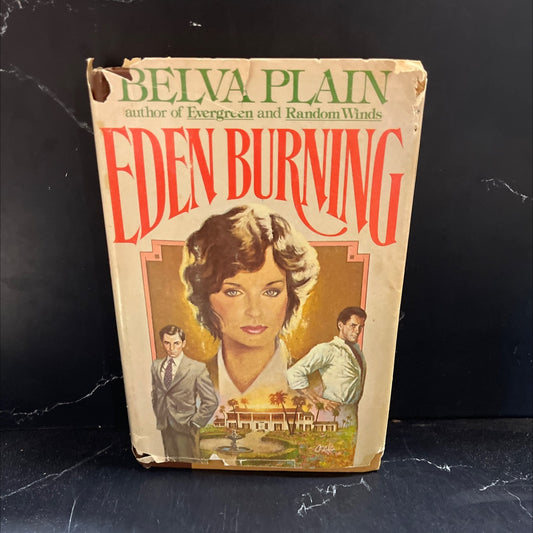 edenburning book, by belva plain, 1982 Hardcover image 1