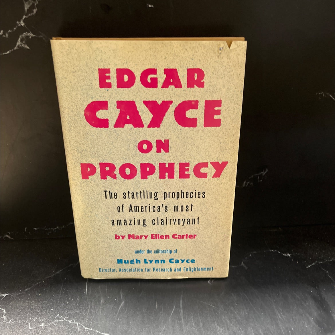 edgar cayce on prophecy book, by mary ellen carter, 1968 Hardcover image 1