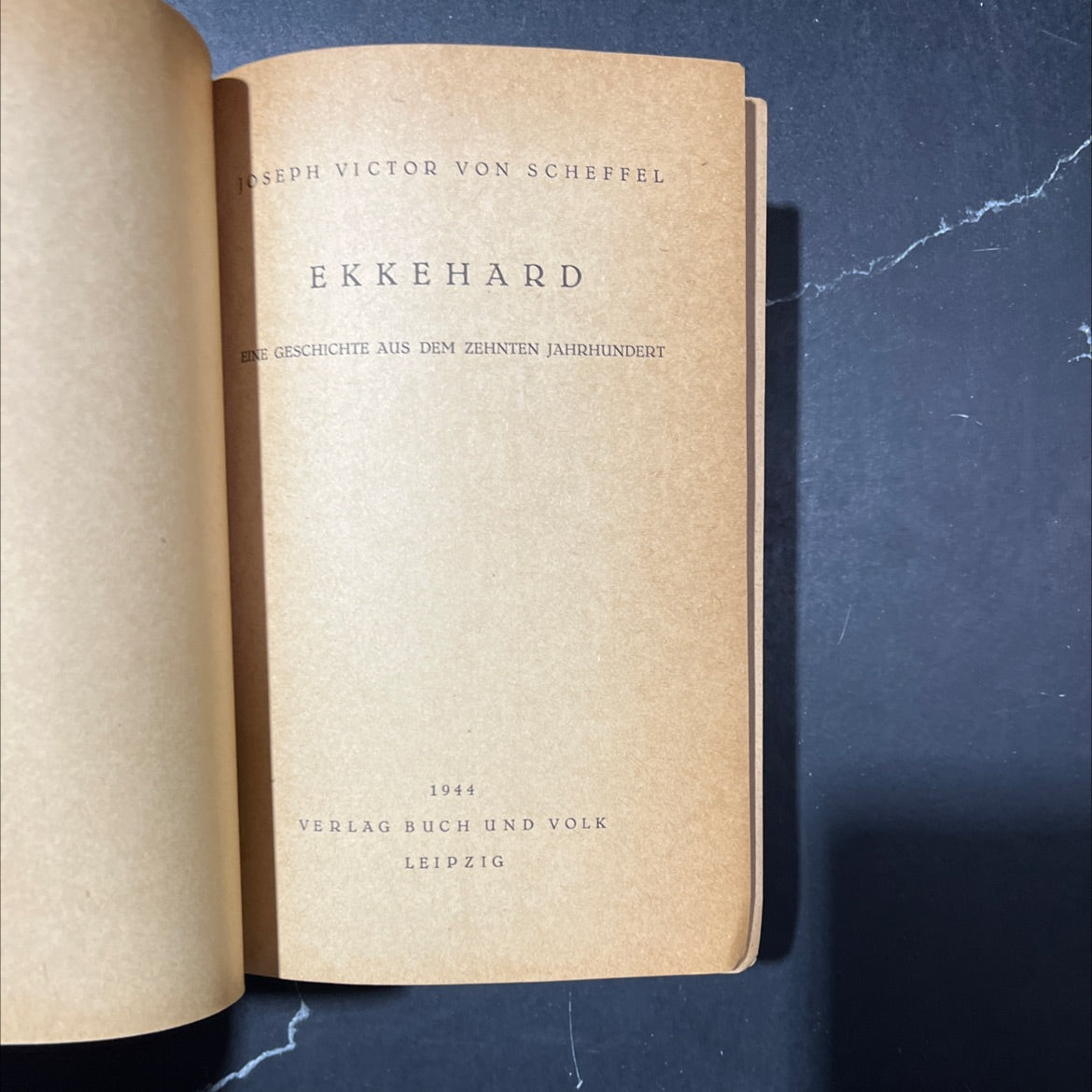 ekke hard a story from the tenth century book, by joseph victor von scheffel, 1944 Hardcover image 2